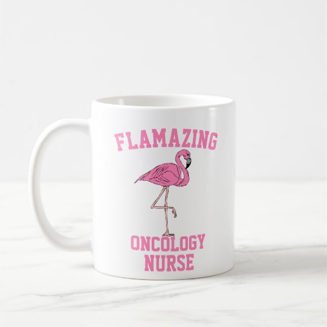 Flamazing Oncology Nurse Mug (Left)
