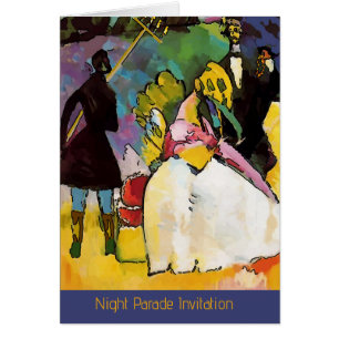 Flambeau at Mardi Gras Parade Invite, edit ntext