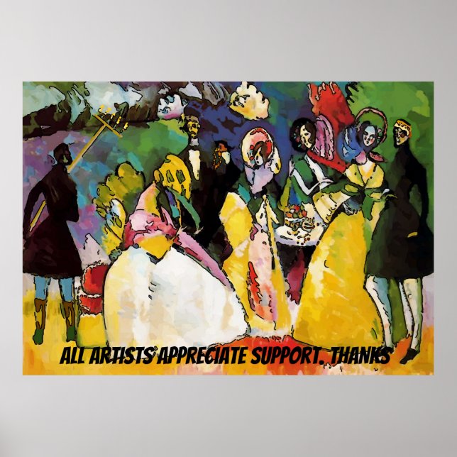 Flambeau at Mardi Gras Party Poster (Front)