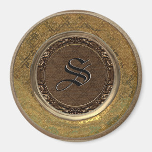 Flambeau Victorian Monogram  Magnet