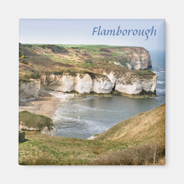 Flamborough in East Yorkshire souvenir photo Magnet (Front)