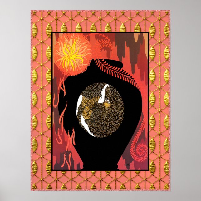 Flamboyant Art Deco (ERTE) Poster. Poster (Front)