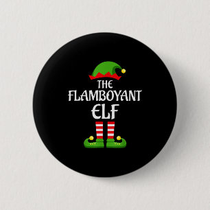 Flamboyant Elf Family Matching Group Christmas 6 Cm Round Badge