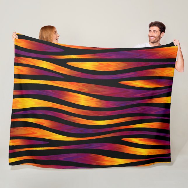 flamboyant fleece blanket (In Situ)