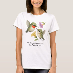 Flamboyant Ruby Throated Hummingbird T-Shirt