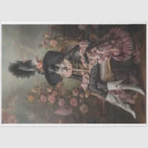 Flamboyant Standard Poodle Decoupage Tissue Paper
