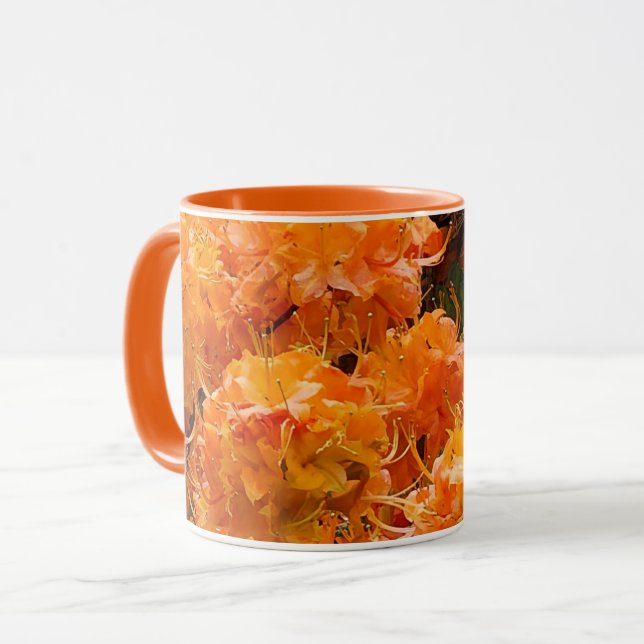 Flame Azalea Flowers Mug (Front Left)