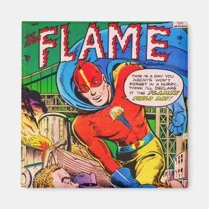 Flame comics magnet