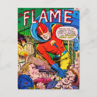 Flame comics postcard