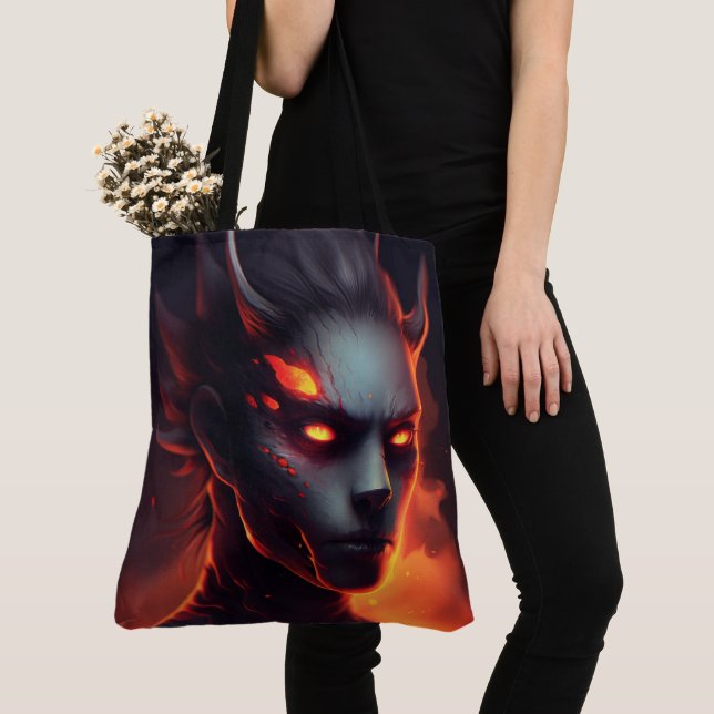 Flame Dance Tote Bag (Close Up)