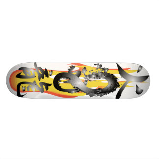 Flame Fire Dragon 3D remix Skateboards