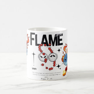 🔥Flame Fist Warrior Mug – Fire Anime Coffee Cup🔥