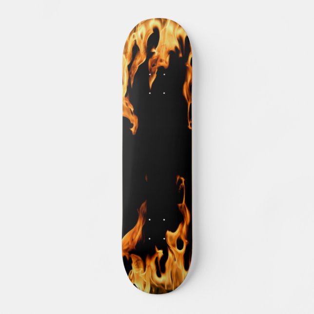 Flame - Flame - Flame - Fire S Skateboard (Front)