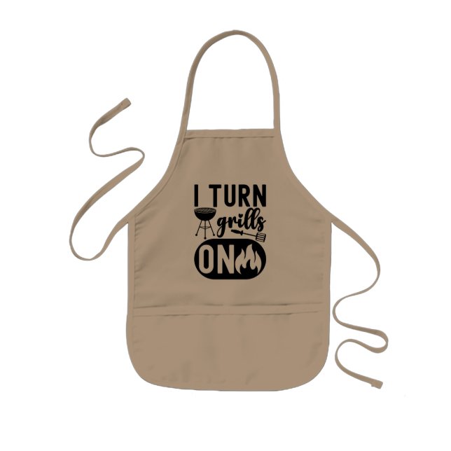 Flame & Flavour: Culinary Passion Kids Apron (Front)