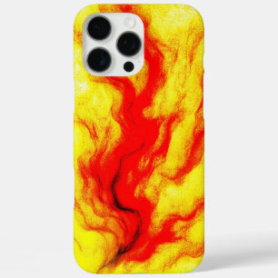 Flame Flow – Abstract Fire-Inspired iPhone 16 Pro Max Case