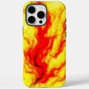Flame Flow – Abstract Fire-Inspired iPhone 16 Pro Max Case