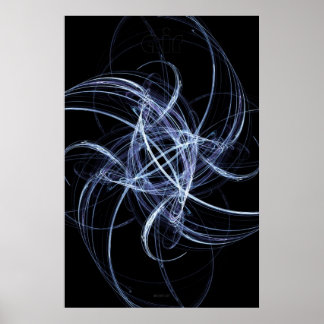 flame fractal: air poster