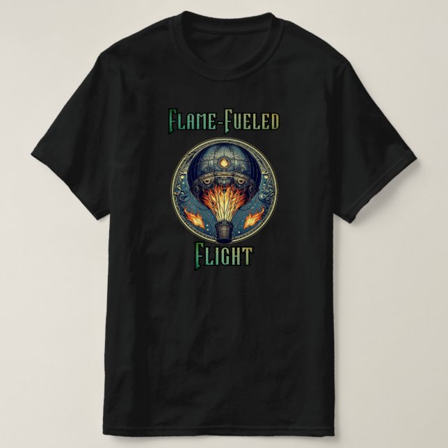 Flame-Fuelled Flight T-Shirt (Design Front)