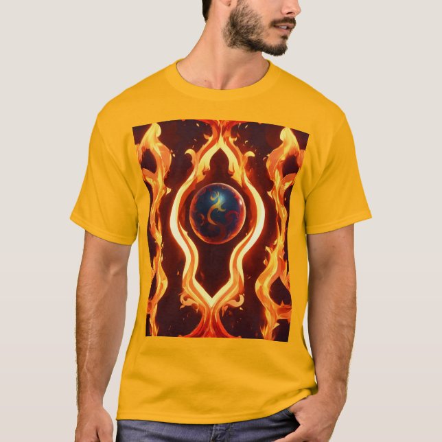 Flame Fusion: Express Your Dreamy Style with Whims T-Shirt (Front)