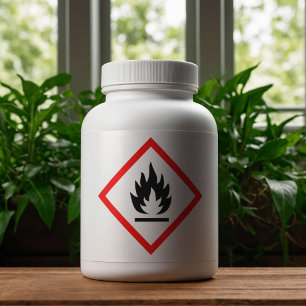Flame Hazard Symbol Label