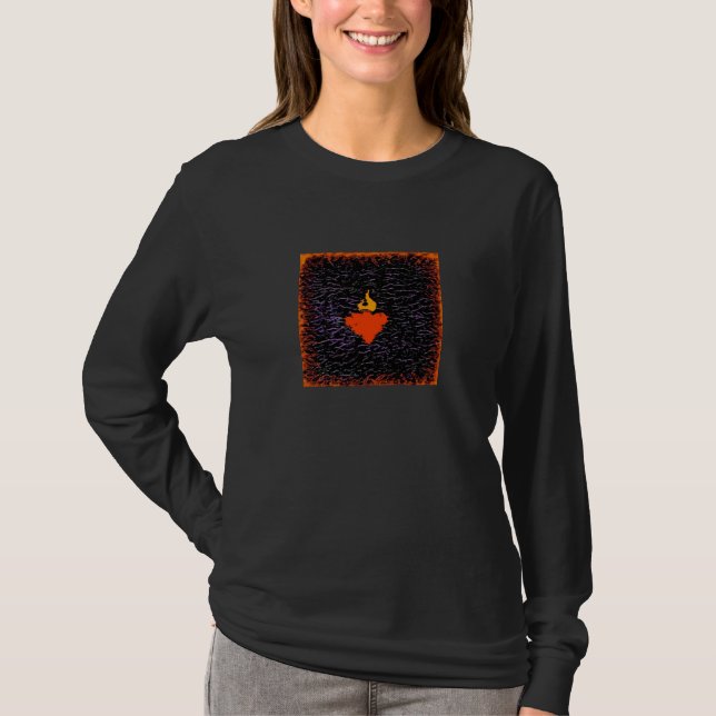 Flame Heart T-Shirt (Front)