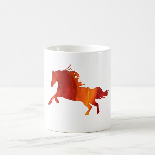 Flame Horse Classic Mug (Center)