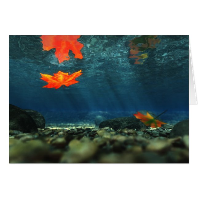 Flame in the Water Card (Front Horizontal)