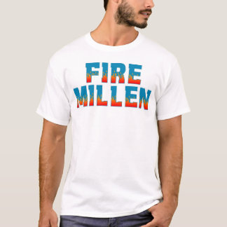 Flame Letters on Front/ Save Our Team Logo on Back T-Shirt