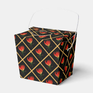 Flame Lily Gloriosa Favour Box