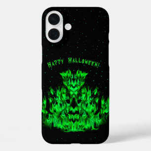 Flame Monster in The Starlight Sky iPhone 16 Plus Case