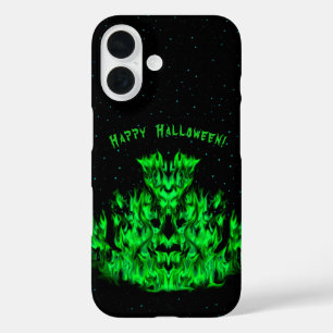 Flame Monster in The Starlight Sky iPhone 16 Case
