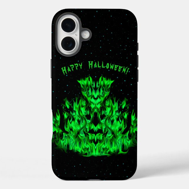 Flame Monster in The Starlight Sky Case-Mate iPhone Case (Back)