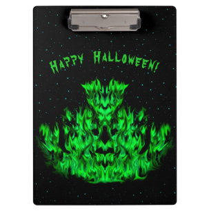 Flame Monster in The Starlight Sky Clipboard