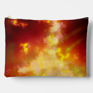 Flame Night Sky Accessory Pouch