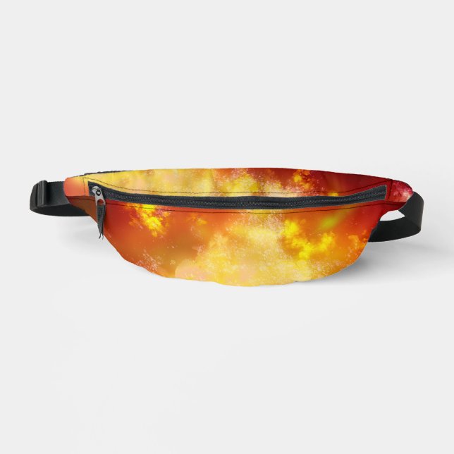 Flame Night Sky  Bum Bags (Front)