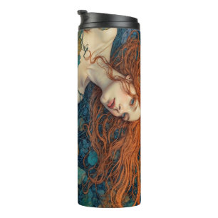 "Flame of the Tides" - A Colourful Portrait        Thermal Tumbler