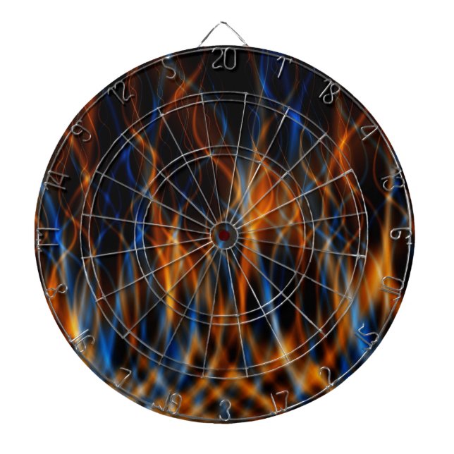 Flame On Dart Board (Front)
