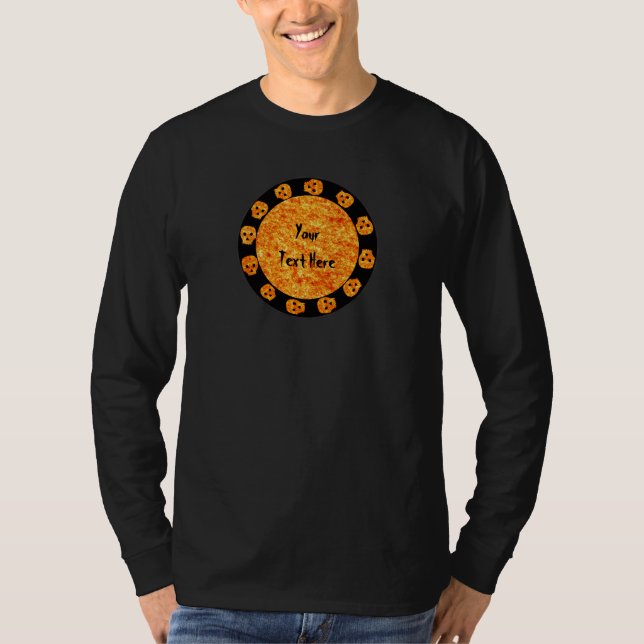 Flame-Orange Skull Shirt (Front)
