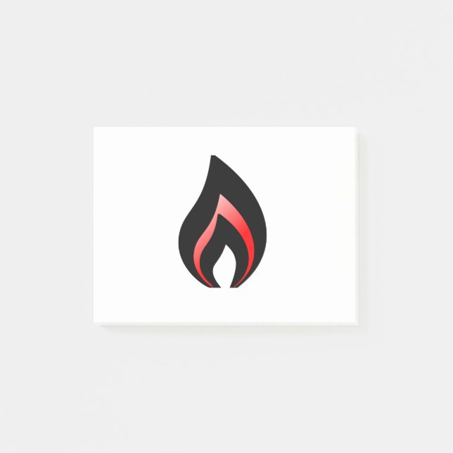flame post-it notes (Front)