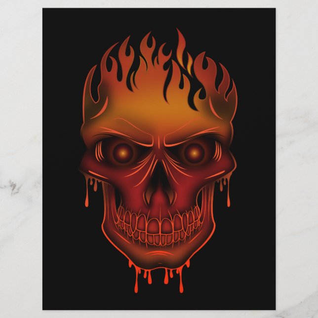 Flame Skull (Front)