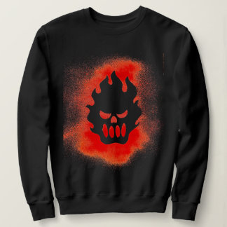 Flame Skull Sweatshirt