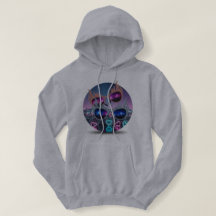 Flame Sunglasses Concert Hoodie 🔥😎