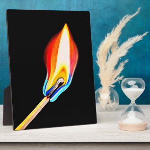 Flame Symbol of Passion, Energy & Creativity Plaque