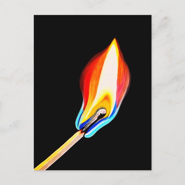 Flame Symbol of Passion, Energy & Creativity Postcard (Front)