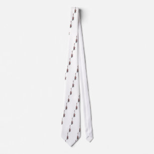 Flame Throwing Dragon Guitar Tie