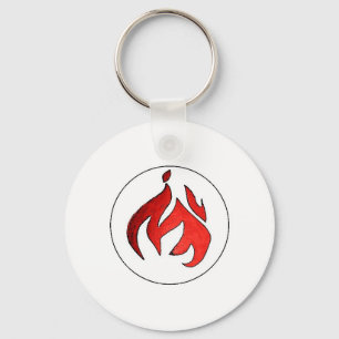 Flame Tuft of Fire from Hot Water Music Key Ring