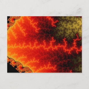 Flame Zigzag Postcard