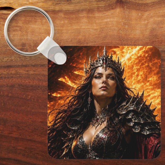Flameborn Dragon Pact Key Ring (Front)