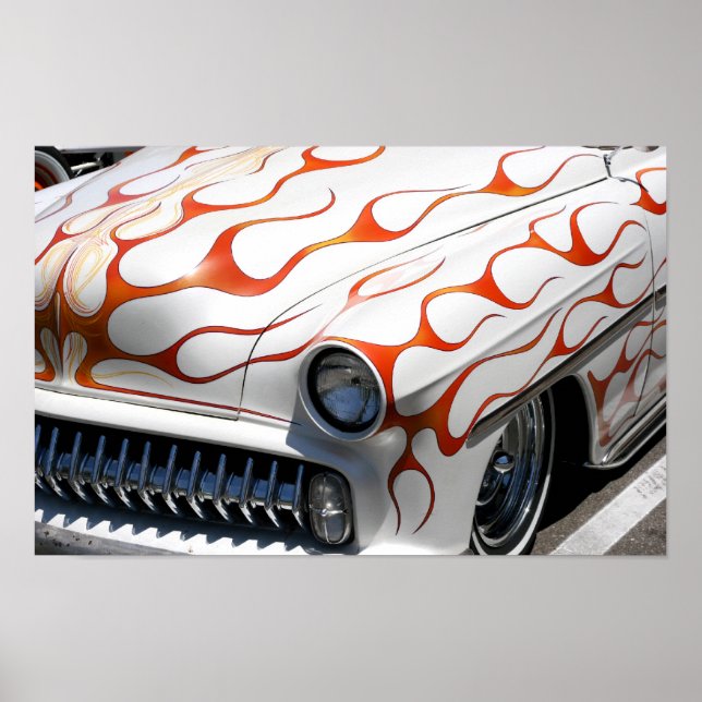 Flamed Kustom Poster (Front)