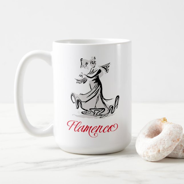 Flamenco Coffee Mug (With Donut)